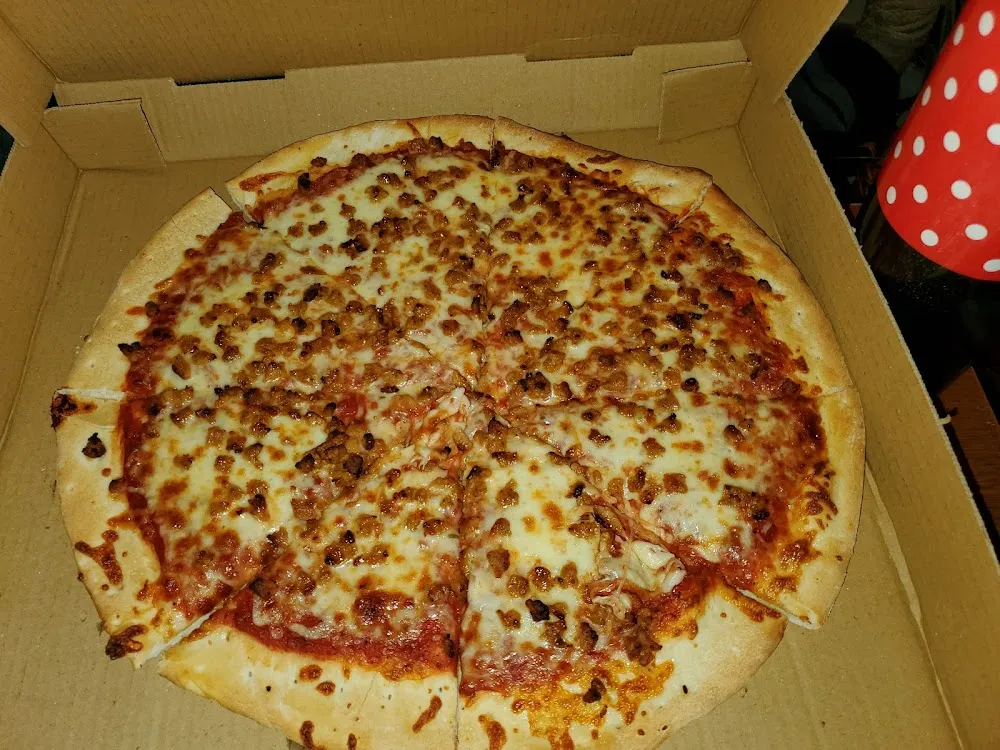 Large Pizza Sausage